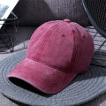Men's Washed Pure Color Cap Baseball Cap. 