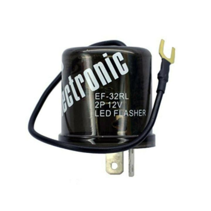 NAMUNY 2 Pin Prong Terminal Relay Electronic Switch Flasher 12V LED Turn Signal Light for 1998-2002 Chevrolet Blazer Camaro