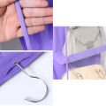 6 Pockets Clear Hanging Purse Handbag Storage Organizer Closet Rack.