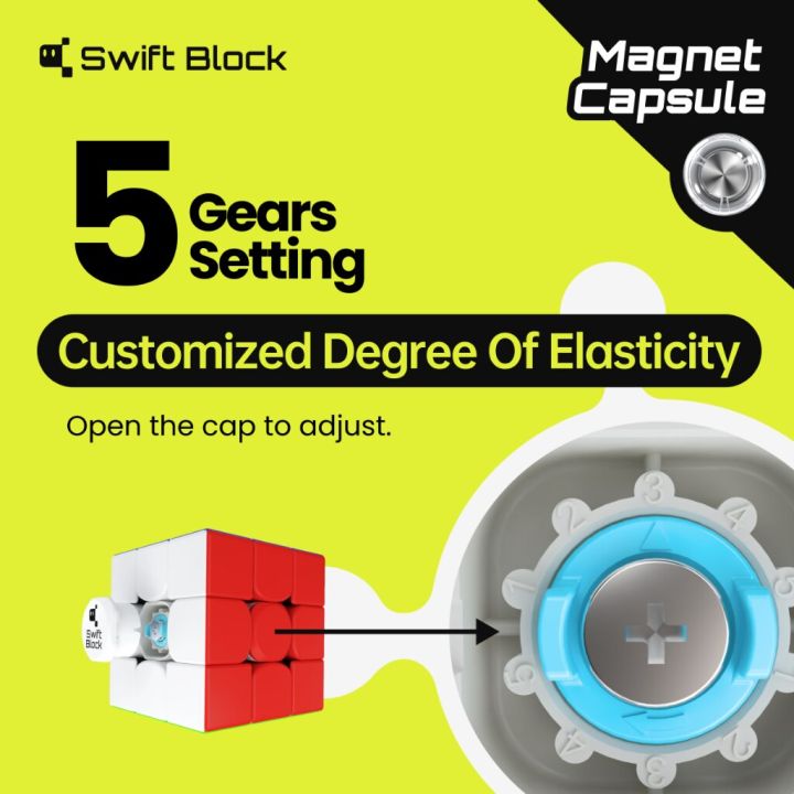 GAN%20Swift%20Block%20355S%20Magnetic%203x3%20Speed%20Cube%20Educational%20Cube%20Puzzle%20Beginners%20Practice%20Kids%20Toys%20-%20Image%204