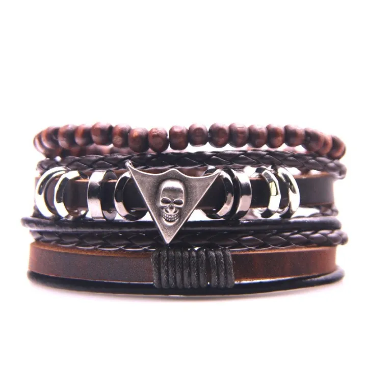 1Set%203/4Pcs%20Mix%20Leather%20Bracelet%20Men%20Multi-layer%20Bracelet%20Ladies%20Punk%20Casual%20Mens%20Bracelets%20Jewelry%20Accessories%20Classic%20Pulseira%20-%20Image%202