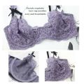 2022 Lace Plus Size ABCDE Cup Underwear Women Bras Three Quarter Top Ultra Thin Thick BH Push Up Female Lingerie. 