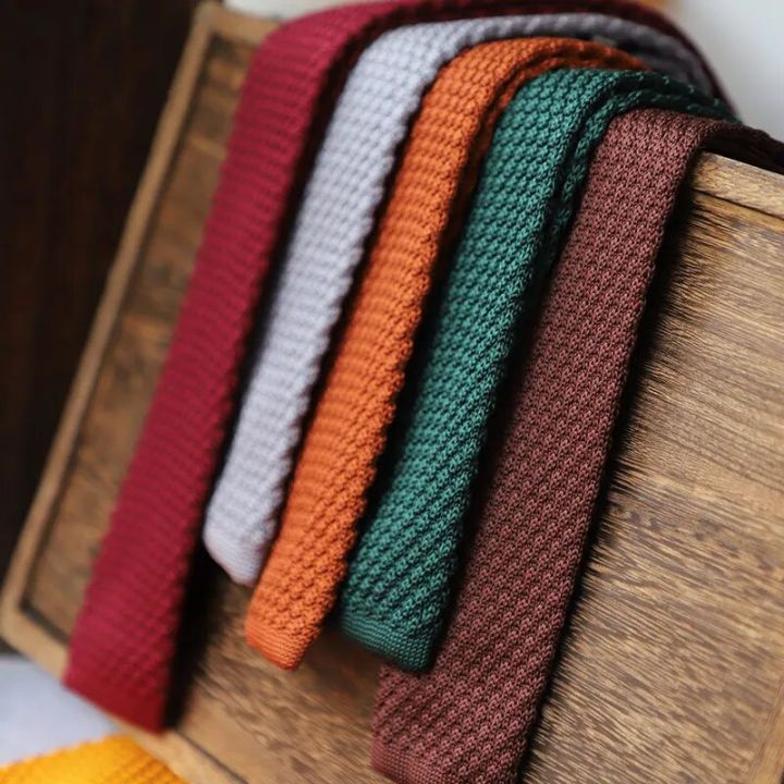 Men's%20Knitted%20Tie%20Solid%20Colourful%20Tie%20Skinny%20Narrow%20Slim%20Knit%20Warm%20Neck%20Gifts%20For%20Men%20Classic%20Woven%20Designer%20Daily%20Wear%20Cravat%20-%20Image%202