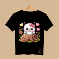Half Sleeve Printed T-shirt For Men and Women.