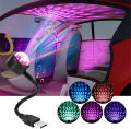 9 Modles Car Roof Star Light Interior LED Atmosphere Ambient Projector USB Decoration Night Light Multicolor music control.
