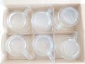 Everyday Use Good Quality Tea coffee Cup set Crystal Clear transparent Beautiful unique design Premium Cup Set 6 Piece 150 Ml. 