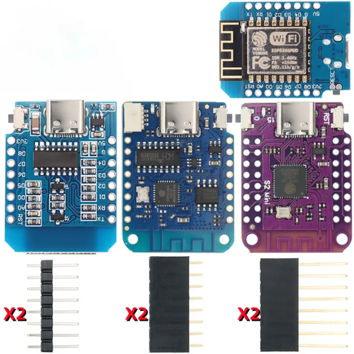 WeMos D1 Mini Pro V3.0 NodeMcu 4MB/16MB bytes Lua WIFI Internet of Things Development board based ESP8266 CH340G Nodemcu V2