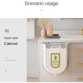 【100%-original】 New Plastic Trash Can Hanging Foldable Dustbin Wall-mounted Multi-functional Waste Bin Kitchen. 