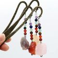 Multi Style Creative Metal Bookmark Tower Book Mark Healing Stone Crystal Beads Paper Clip Children's Gift Stationery Student. 