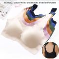 Ultra-Thin Bra Seamless Beauty Back Ice Silk Lingerie Ladies Big Show Small Summer Plus Size No Steel Ring Underwear.