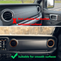 Dashboard Decal Glove Box Beach Scenery Vinyl Sticker Trim for Jeep Wrangler JL Gladiator JT 2018-2023 Accessories.