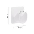 10/2PCS Strong Curtain Rod Bracket Holders Wall Adhesive Hooks Closet Clothes Rails Fixed Clip Bathroom Shower Rod Hanging Rack.