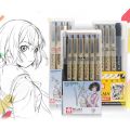 Sakura Pigma Micron Pen Needle Soft Brush Drawing Pen lot 005 01 02 03 04 05 08 1.0 Brush Art Makers. 