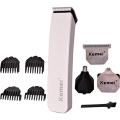 4 in 1 Rechargeable Professional Grooming Kit Kemei KM-3580 White. 