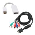 Cable - 1102 - 0.2 - Mini Cable Adapter for & Ypbpr for PS2// Slim HDTV-Ready TV HD Component AV Cable.