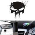 Universal Waterproof Motorcycle Stickers Skull Sticker Reflective Decal Sun Protection Car Motorbike Decoration Accessories. 
