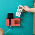Wall Mounted 2-in-1 Mobile Phone Charging Stand and Multipurpose Storage Holder Bracket_Prime Mall. 