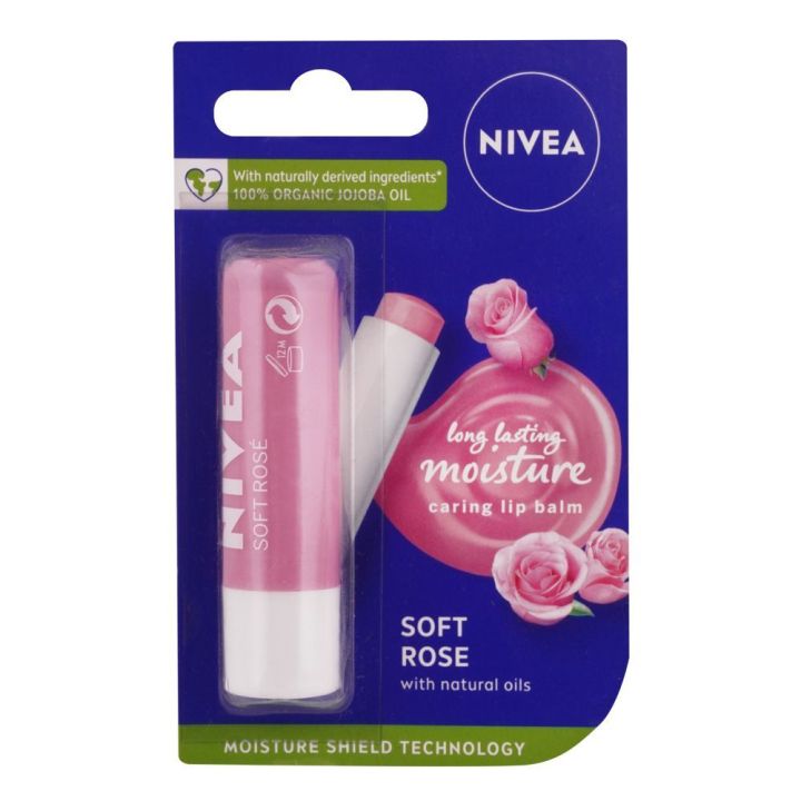 Nivea Soft Rose Lip Balm 5 ml