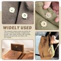 2/20pcs Sewing Metal Magnetic Snaps Clasps for Purse Handbags DIY Making Buttons Locks Plum Blossom Pins Clothes Craft Buttons. 