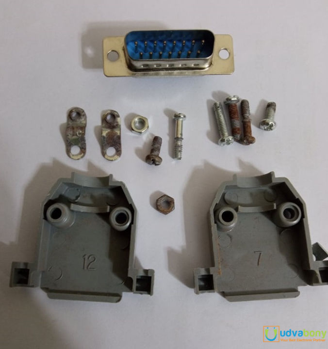 DB15%20DB-15%202%20Rows%2015%20Pin%20Male%20&%20Female%20VGA%20Jack%20&%20Socket%20Plug%20Connector%20With%20Plastic%20Back%20Shell%20Housing%20For%20LCD%20Monitor%20-%20Image%203