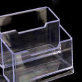 Box Display Rack Transparent Business Card Case Desktop High-end Acrylic Card Holder Storage. 