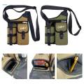 Crossbody Bag Zipper Trendy Women Men Cross Body Outdoor Shoulder Bag for Backpacking. 