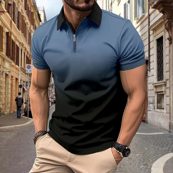 New%20men's%20top%20New%20summer%20polo%20shirt,%20degenerate%20color%20lapel%20zip%20short-sleeved%20T-shirt,%20casual%20street%20men's%20wear,%20-%20Image%202