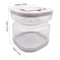 Kimchi Jar Food Bottle Storage Kitchen Organizer Fermentation Pickles Jar Dry And Wet Dispenser Tank Household Container. 