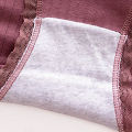 Girls Daily Panties, Cotton Solid Color Elastic Breathable Middle Waist Briefs with Lace Trimming fo. 