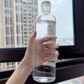Transparent With Time Scale Water Bottle Large Capacity Leakproof Drink Bottle Drop-resistant Drink Cup For Sport Travel MIRRORRR.