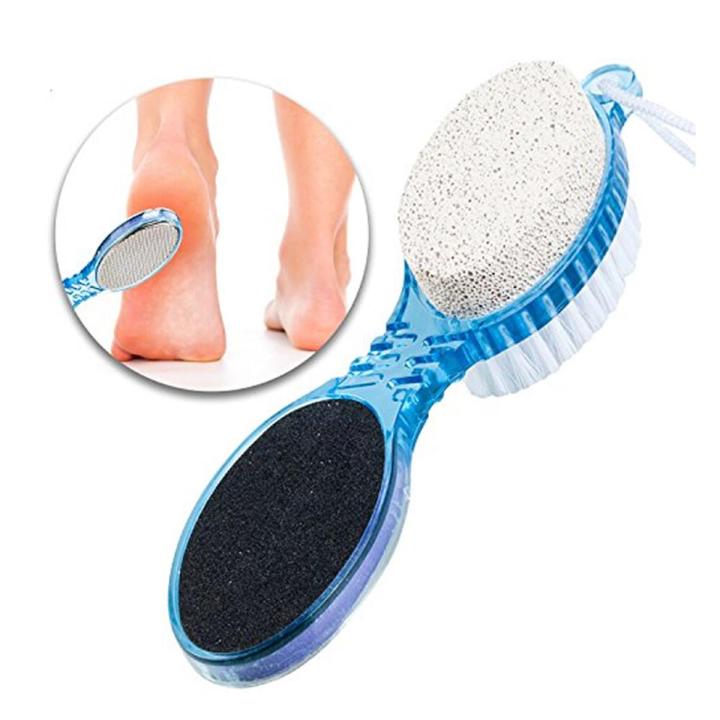 4-Step Multi-Use Foot Care Brush Scrubber Scraper-1 Piece