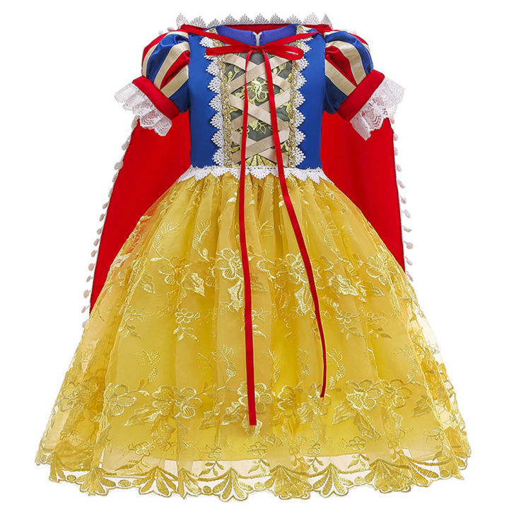 Kids%20Girl%20Dress%20Snow%20White%20Fancy%20Dresses%20Children%20Party%20Cosplay%20Princess%20Costume%20Bow%20Patchwork%20Role%20Playing%20Frocks%20Outfits%201-10Y%20-%20Image%206