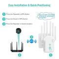 300Mbps Wireless and LAN Wi-Fi Extender Booster WiFi Signal Amplifier Long Range For Home Network Extension.