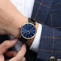 【Top mobile Store】（NEW）Minimalist Men's Watch Ultra Thin Watches For Men Fashion Simple Leather Clock. 