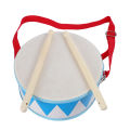 Kids Drum Wood Toy Drum Set with Carry Strap Stick for Kids Toddlers Gift for Develop Children's Rhythm Sense. 
