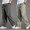 Men's Cargo Pants Summer Spring Cotton Work Wear New In Large Size 6XL Casual Climbing Joggers Sweatpants Hombre Autumn Trousers.