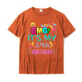 OMG! It's My 37th Birthday Gift For 37 Years Old Birthday T-Shirt Tshirts Printed Coupons Cotton Tops Tees Geek For Men.