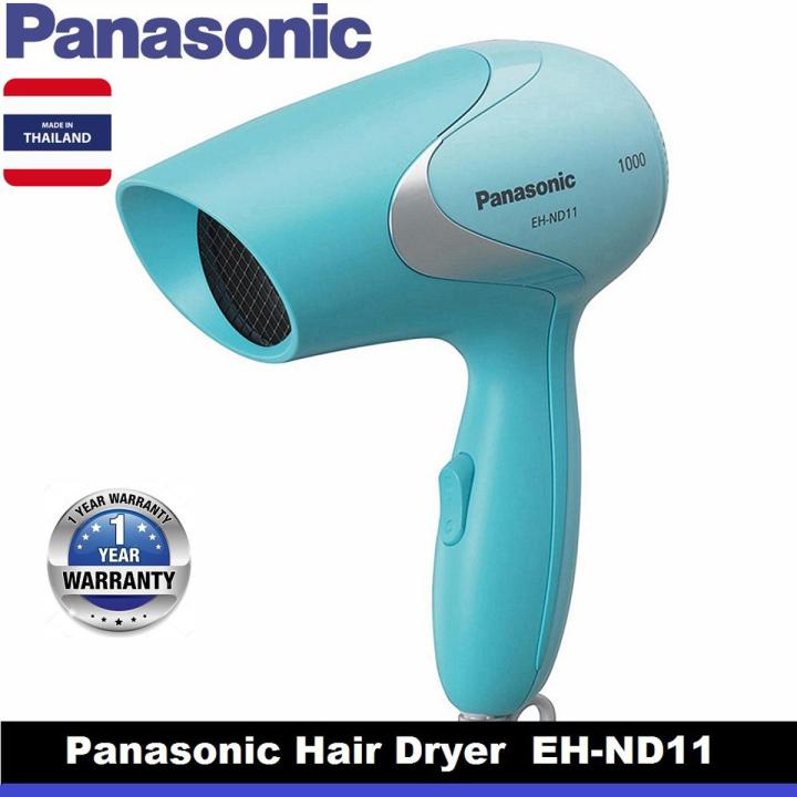 Panasonic Compact Hair Dryer For Fast Drying & Easy Styling, EH-ND11 (Blue)