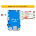 For Orange Pi 3 LTS+Case Allwinner H6 Quad-Core 2GB+8GB EMMC Flash Open Source Development Board Run Ubuntu Debian OS. 