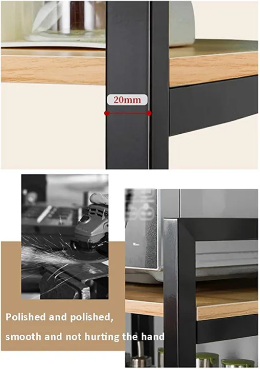 4-storey%20Kitchen%20Shelf%20Floor-standing%20Wood%20Carbon%20Steel%20Structure%20Multi-purpose%20Storage%20Rack%20Suitable%20Kitchen%20-%20Image%208