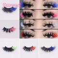 Natural Looking False Eyelashes Vibrant Dramatic False Eyelashes for Clubbing Dance Performances Long Colorful Exaggerated Stripper Style Fake Eyelashes Nightclub False Eyelashes.