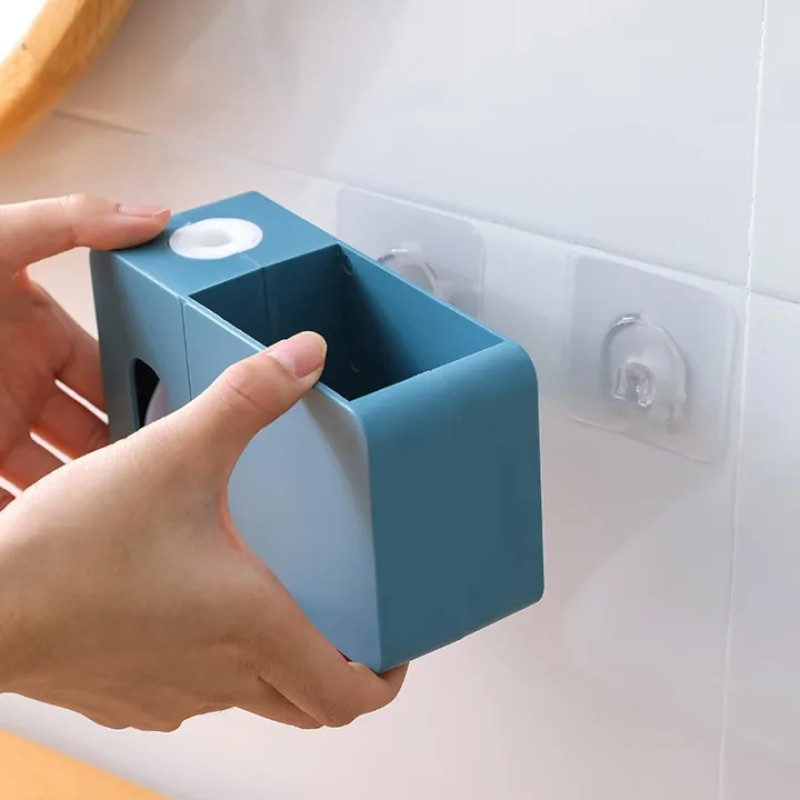 soap%20holder%20organizer%20lagayan%20ng%20sabon%20pang%20ligo%20soap%20organizer%202%20In%201%20Toothpaste%20Dispenser%20With%20Toothbrush%20Holder%20Wall%20Mount%20Automatic%20Tooth%20Paste%20Squeezer%20Bath%20Organizer%20Bathroom%20Accessories%20-%20Image%204