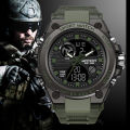 SANDA G Style Men Digital Watch Military Sports Watches Dual Display Waterproof Electronic Wristwatch Relogio Masculino 739.