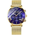 Crnaira Men'S Stainless Steel Mesh With Quartz Watch. 