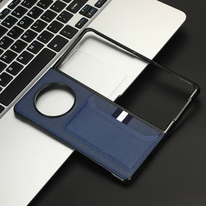 %E3%80%90Wireless%E3%80%91%20Applicable%20Voice%20Transmission%20Phantom%20V%20Fold%20Litchi%20Pattern%20Back%20Cover%20Card%20Phone%20Case%20Protective%20Sleeve%20-%20Image%203