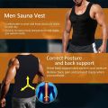 Men Sauna Suit Heat Trapping Shapewear Sweat Body Shaper Vest Slimmer Sweatshirts Compression Thermal Tops Fitness Workout Shirt. 