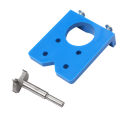 (New)KOGEEK 35mm Hinge Drilling Jig Concealed Guide Hinge Hole Drilling Guide Locator Carpentry Woodworking Hole Opener Door Cabinet Acceorie Tool.