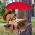 Wood Squirrel Feeder Squirrel Lovers Gift Funny Sturdy Squirrel Feeding House Wooden Picnic Table. 