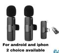 Best Selling Wireless Microphone K9 Duel Mic For Type C And IOs NOise Reduction.. 