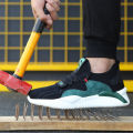 Lightweight Men Work Safety Shoes Anti-smash Anti-puncture Indestructible Shoes Steel Toe Cap Protective Shoes Work Sneakers BunnyGarden. 